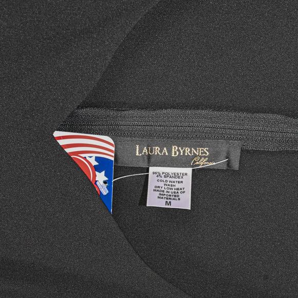 Laura Byrnes Women's Pinup Priscilla Swing Dress in Black Size Medium - Picture 6 of 14